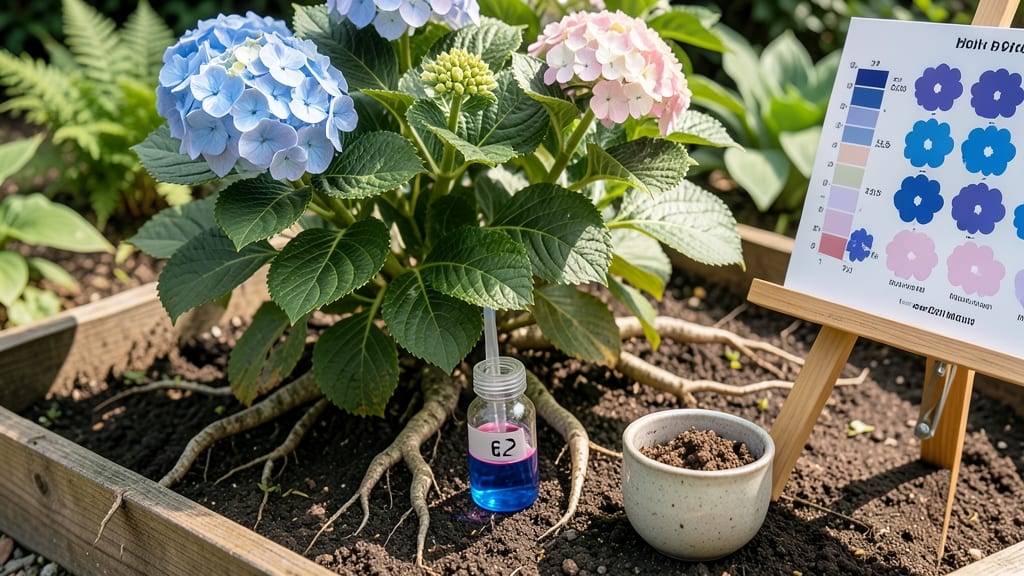 Hydrangea Color Changes With Soil pH: Exact Shifts and How to Test Yours