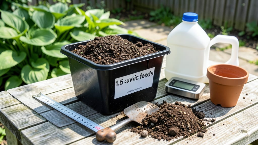 How Much Does 1.5 Cubic Feet of Soil Weigh: Dry vs Wet Weight Differences Explained