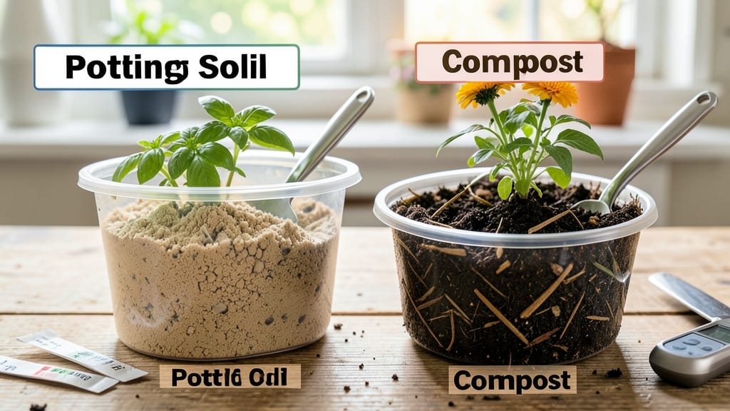 Difference Between Potting Soil and Compost: The Key Differences for Plant Growth Success