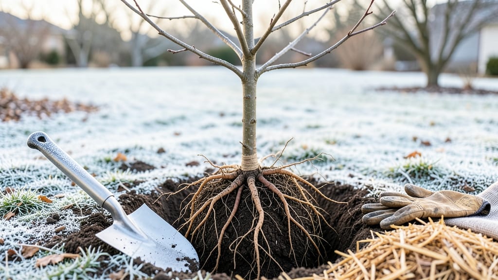 Soil in Winter: Layered Insulation for Root Protection