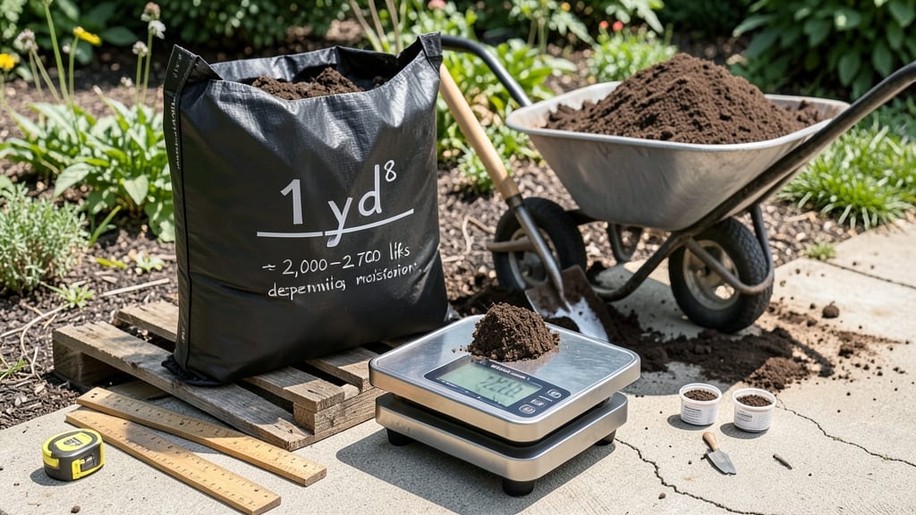 1 Cubic Yard of Soil Weight: Exact Pounds by Type and Moisture Variations