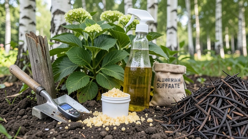 How to Make Soil More Acidic for Hydrangeas: Exact Materials and pH-Testing Method