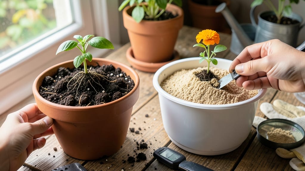 Is There a Difference Between Potting Soil and Potting Mix: The Truth About Drainage and Plant Health