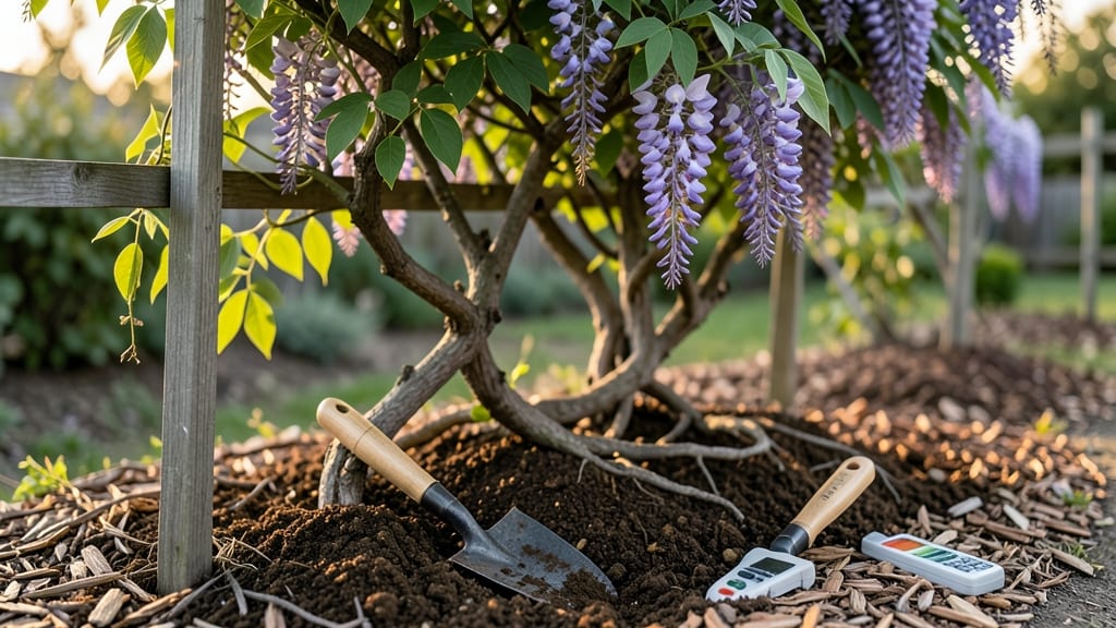 Soil for Wisteria: Well-Draining Loam Mix and pH Requirements Explained