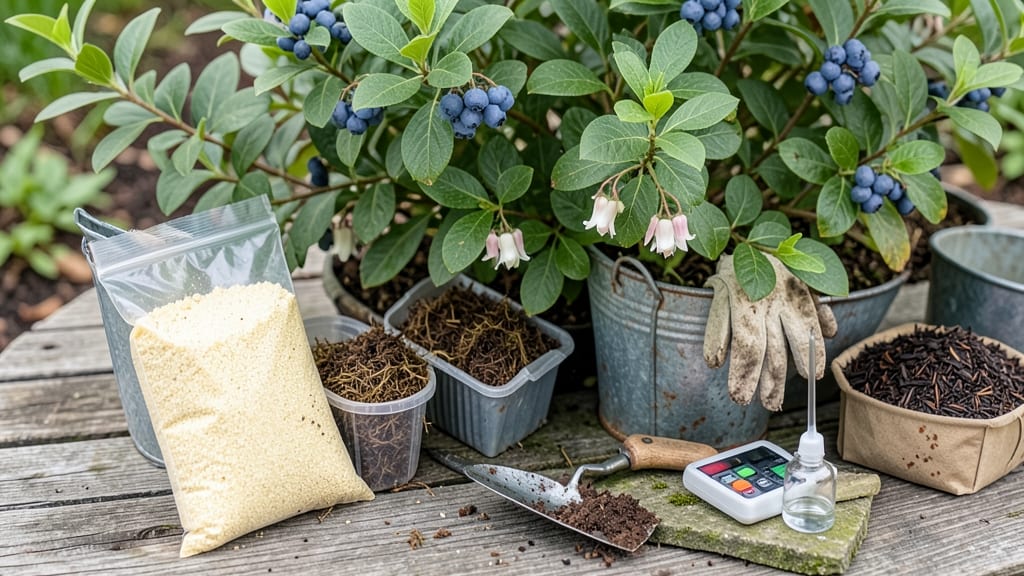 Acidic Soil Amendments: Boost Blueberry Bushes' Yield in 3 Months