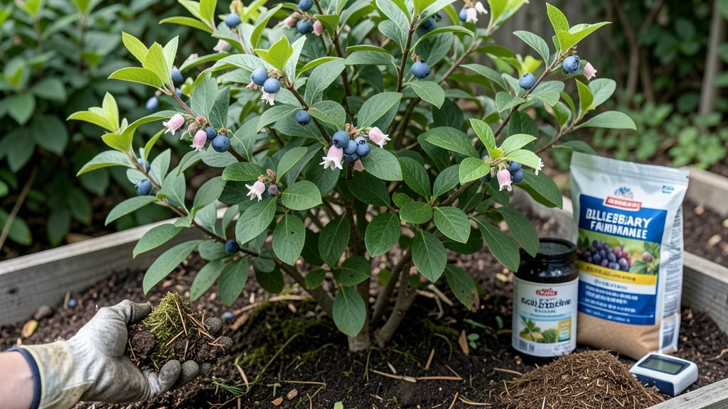 Acidic Soil Mix for Blueberries: Ph-Balanced Formula for Bountiful Harvests