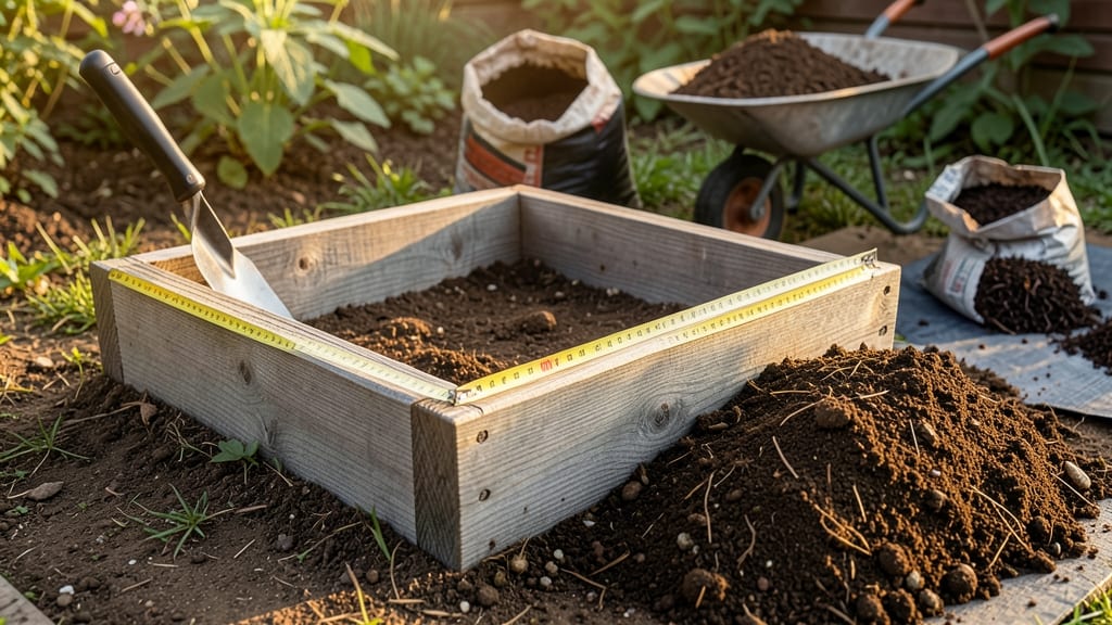 How Much Soil Needed for 4x2x1 Raised Bed: Exact Cubic Feet and Pounds Calculation