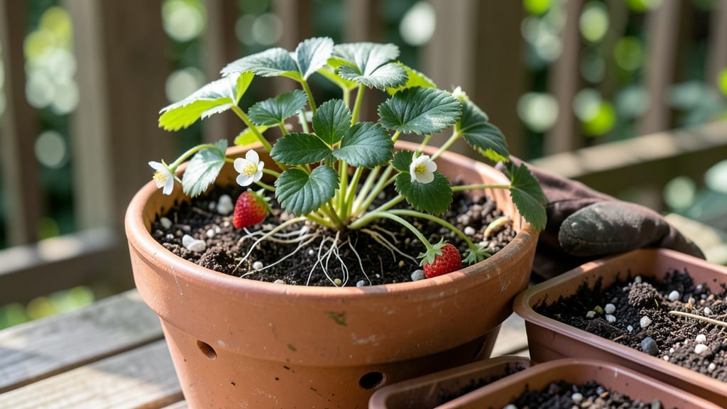 Potting Soil for Strawberry Plants: Moisture-Retentive Loam for Bountiful Harvests