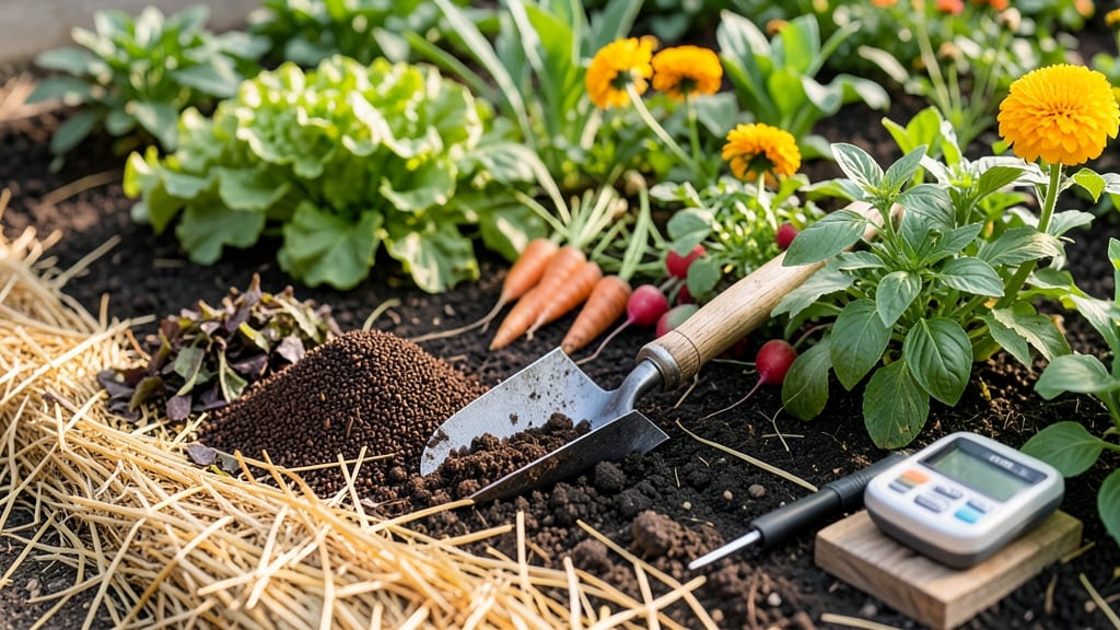 Organic Soil for Garden Beds: Lightweight Loam for Fast Root Growth and Vibrant Blooms
