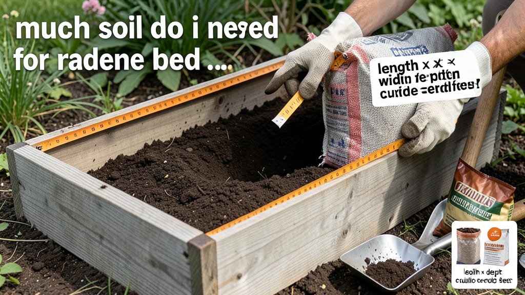 How Much Soil Needed for Raised Garden Bed: Cubic Feet Calculator by Depth and Size